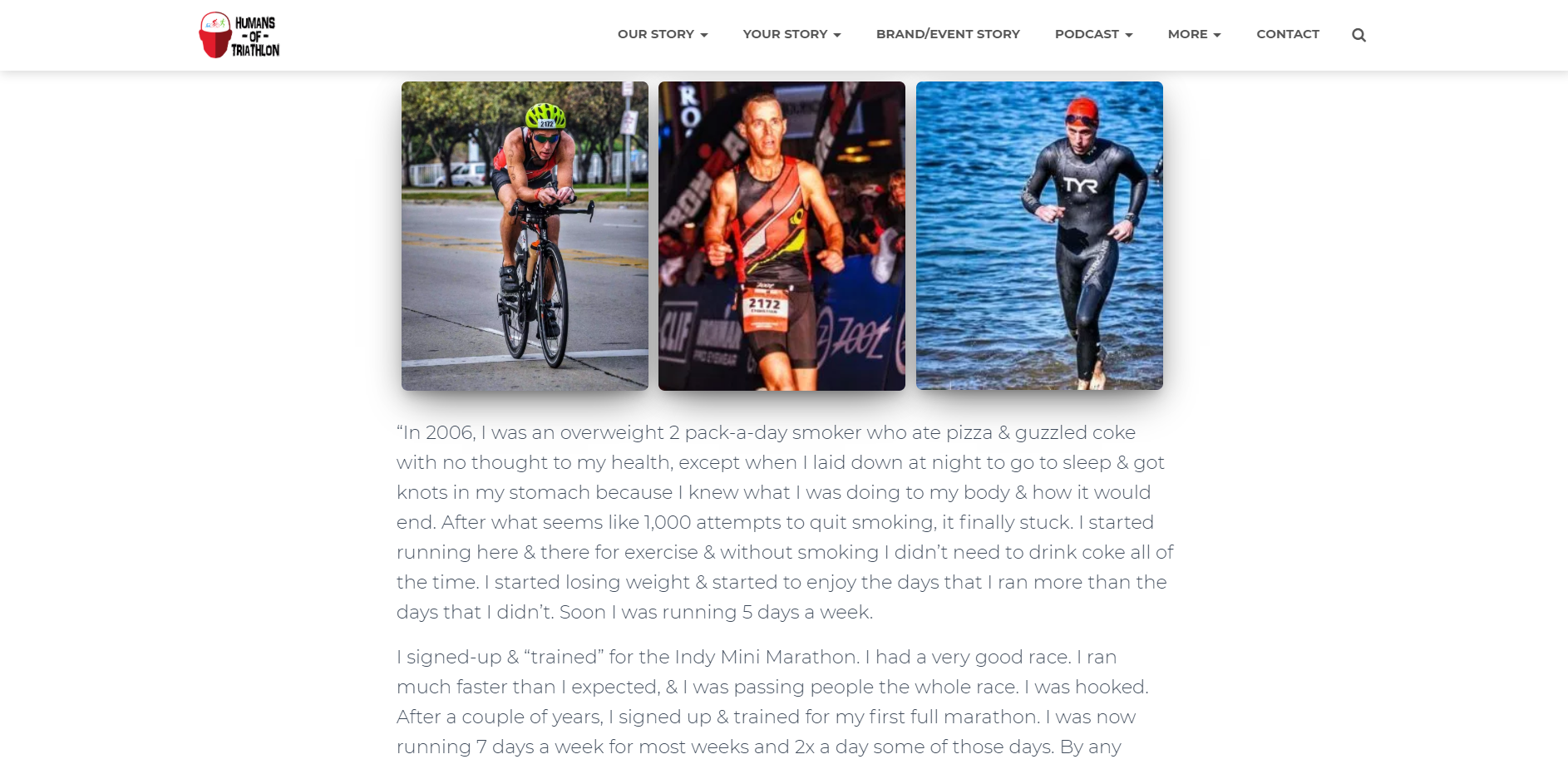 Humans of Triathlon